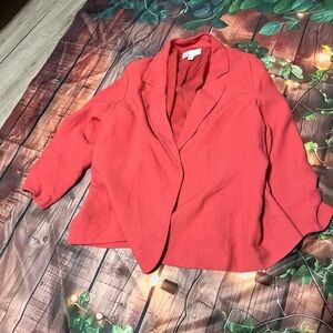 Women's Coral Open-Front Blazer Jacket